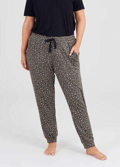 Plus Size Bamboo Animal Pj Pant