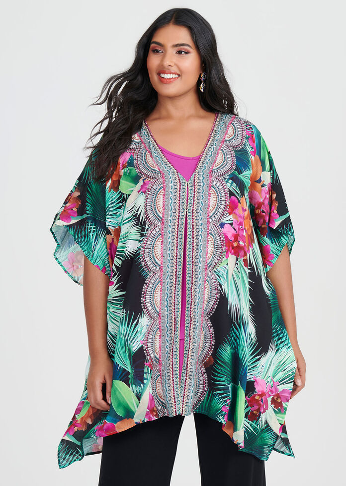 Wategos Viscose Kimono, , hi-res