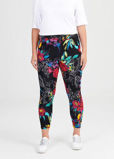 Plus Size Floral Tales Legging