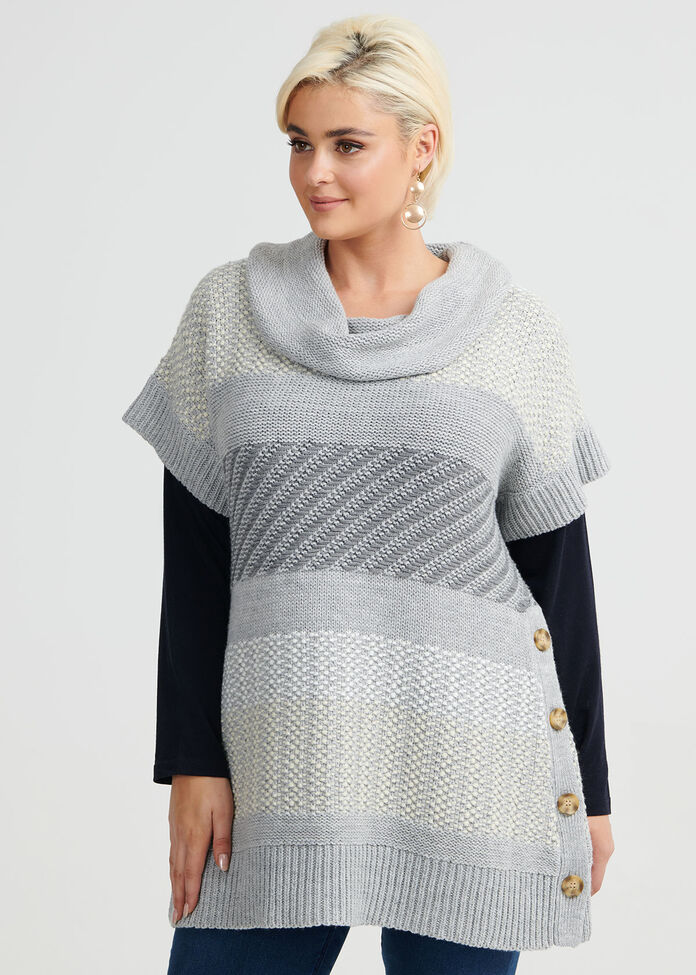 Mixed Up Cowl Jumper, , hi-res