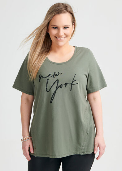 Plus Size New York Organic Top