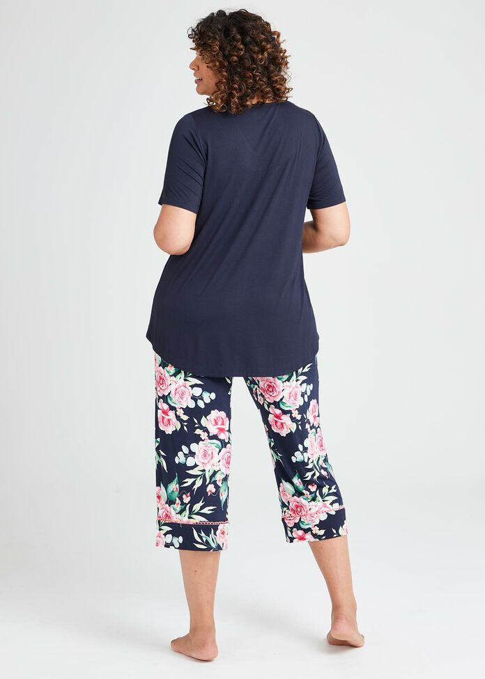 Bamboo Bouquet Pyjama Top, , hi-res