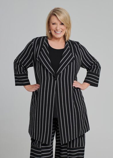 Plus Size Petite Line Up Jacket