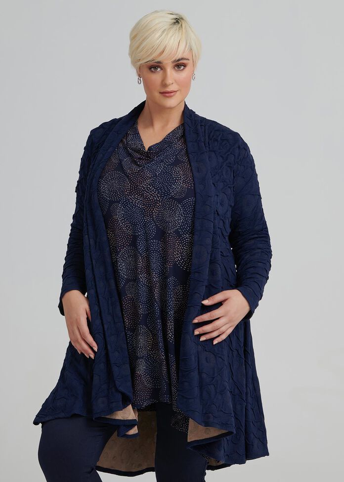 Allure Textured Cardi, , hi-res