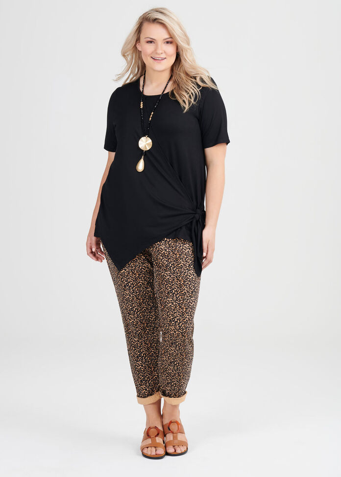 Bamboo Asymmetric Knot Top, , hi-res