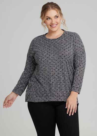 Plus Size Winter Spot Top