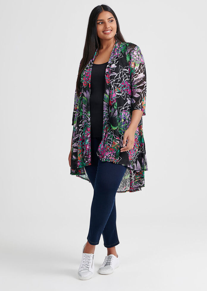 Forever Floral Cardi, , hi-res