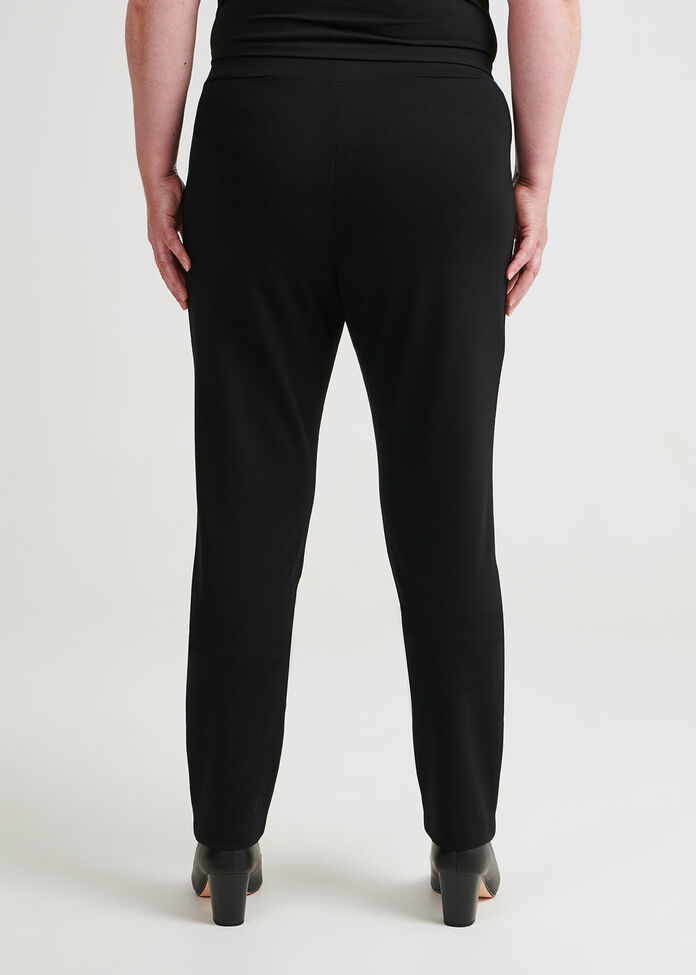 Gina Straight Ponte Pant, , hi-res