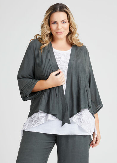 Plus Size Natural Escape Cover Up