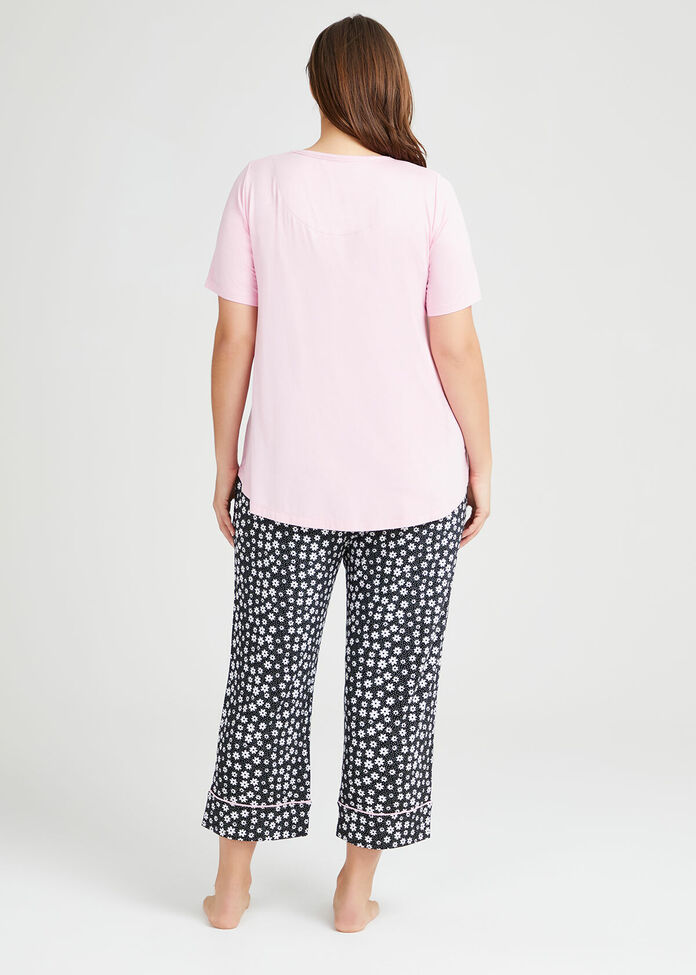 Bamboo Fleur Pyjama Top, , hi-res