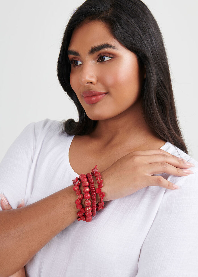 Lady In Red Bracelet, , hi-res