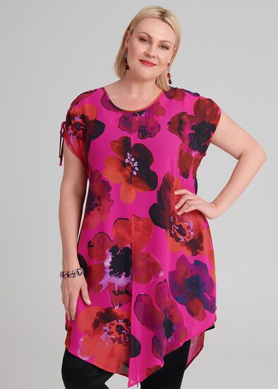 Plus Size Chelsea Floral Tunic