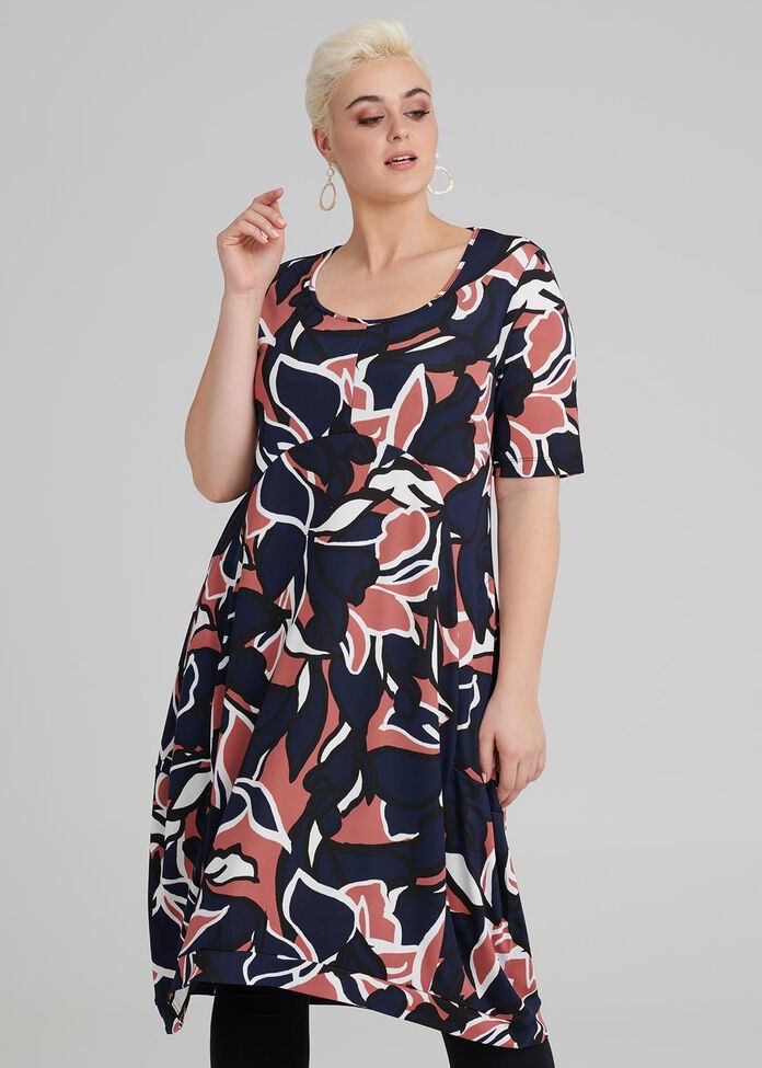 Medina Print Dress, , hi-res