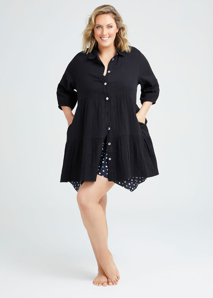 Getaway Tiered Tunic, , hi-res