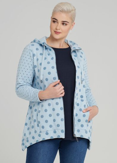 Plus Size Misty Zip Hoodie