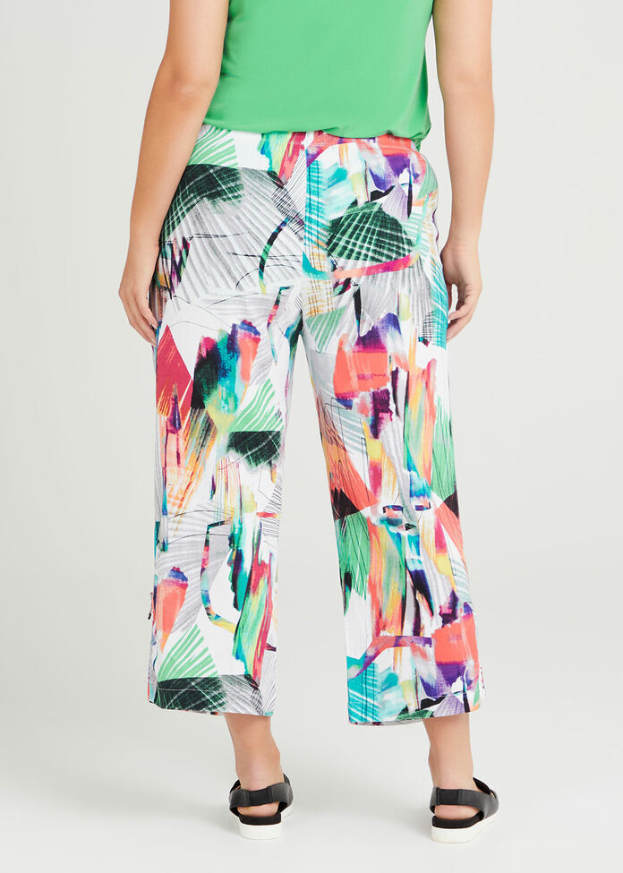 Spring Twist Wide Crop Pant, , hi-res