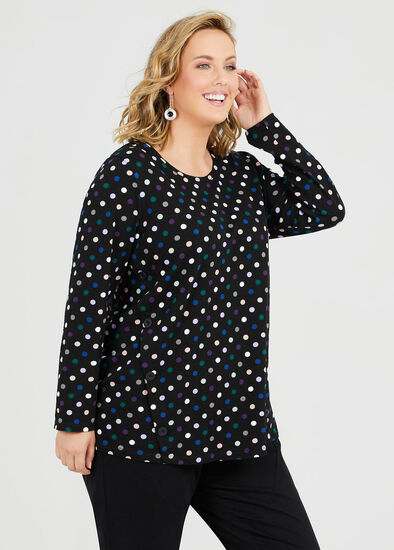 Plus Size Cotton Fun Spot Top