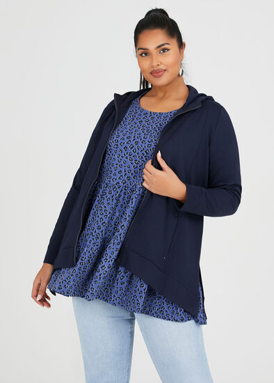 Plus Size Bamboo Ponte Hoodie