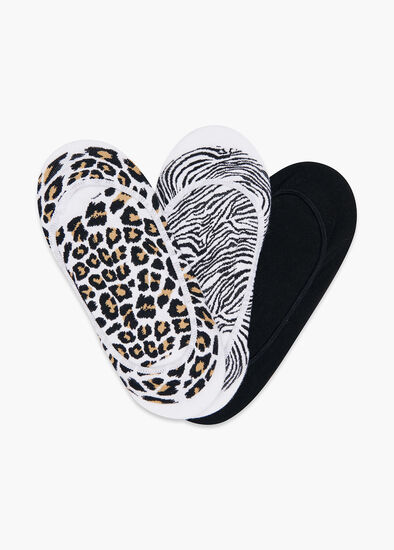 Set/3 Animal Print Socks