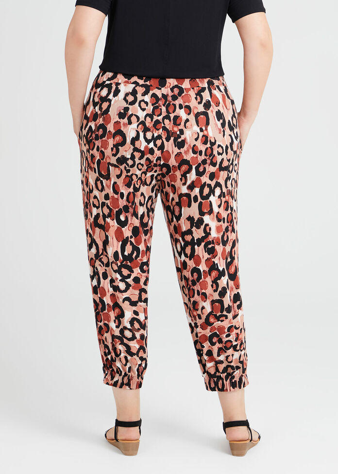 Bamboo Animal Drift Crop Pant, , hi-res