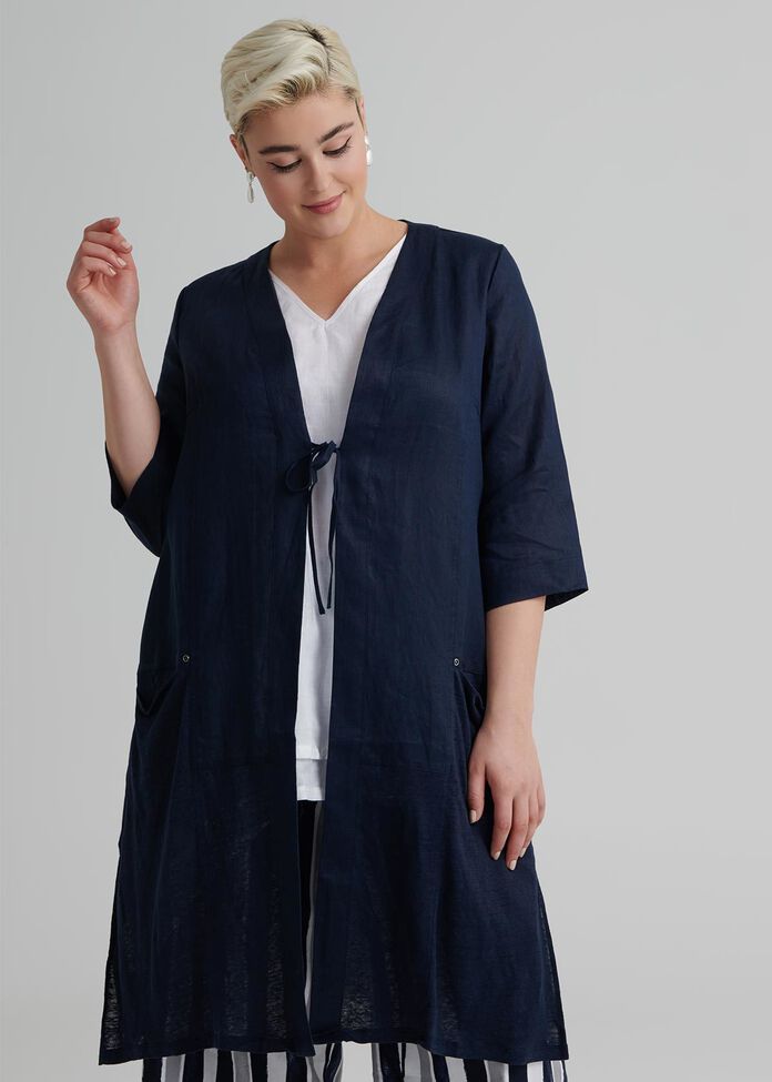 Linen Sebou Jacket, , hi-res