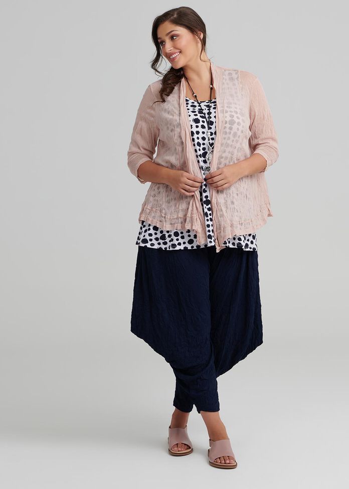 Mesh Essential Cardi, , hi-res