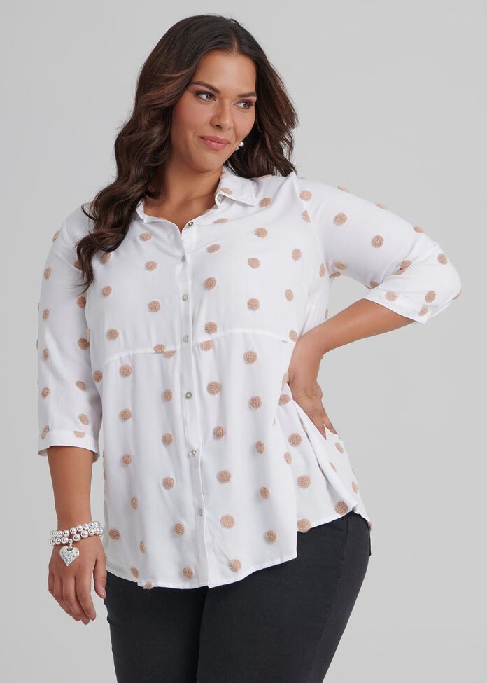 Boucle Spot Shirt, , hi-res