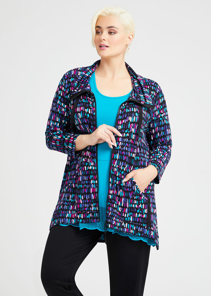 Bamboo Kaledioscope Cardigan, , hi-res