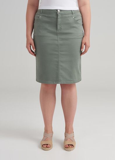 Plus Size Easy Fit Skirt