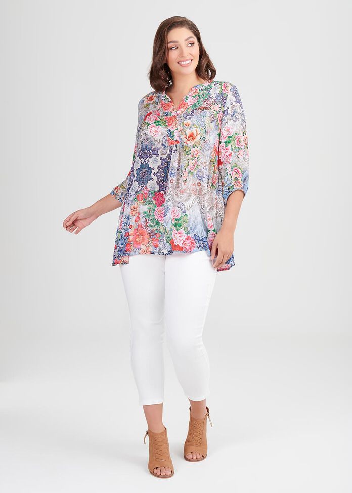 Natural Bloom Tunic, , hi-res