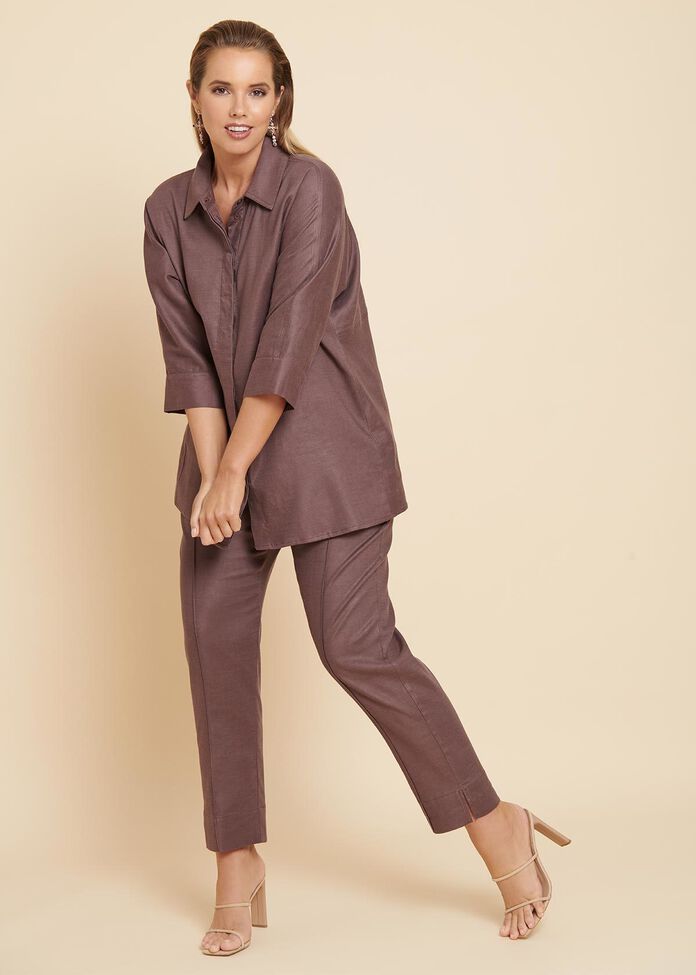 Hana Linen Pant, , hi-res