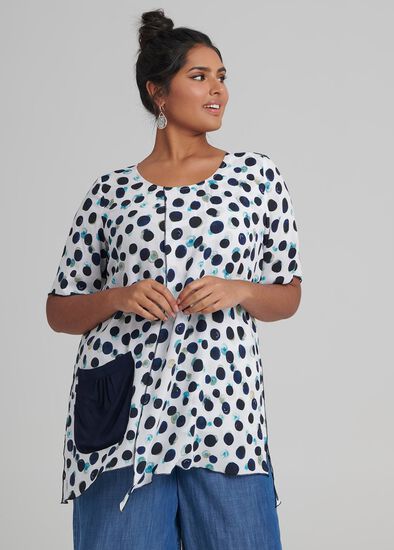 Plus Size Rebecca Spots Top