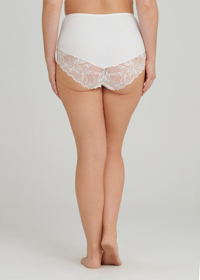 Lace Trim Brief, , hi-res