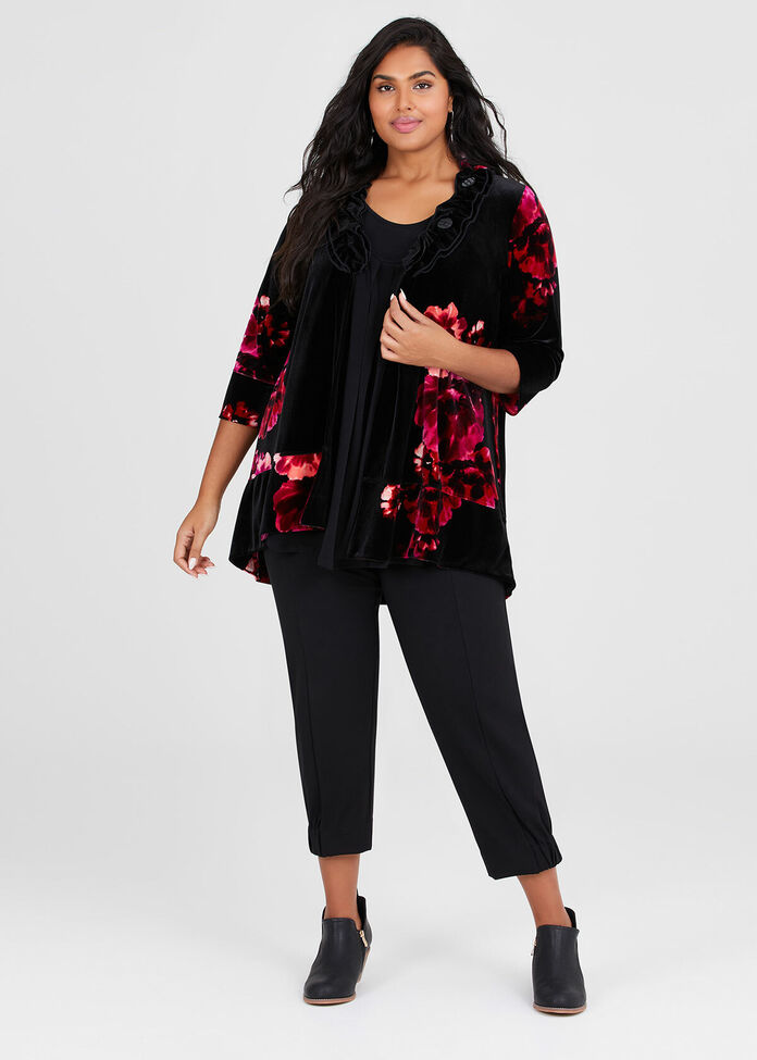 Midnight Rose Cardigan, , hi-res