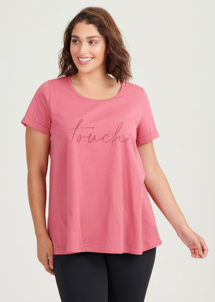 Organic Pink Active Top, , hi-res