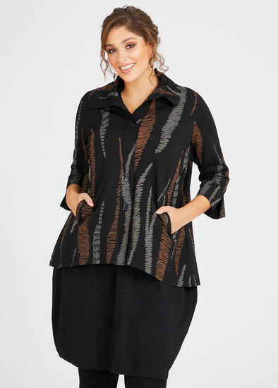 Plus Size Sarafina Ponte Jacket