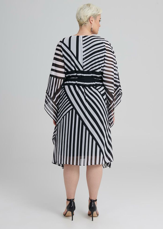 Oaks Stripe Kaftan, , hi-res