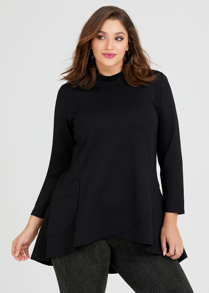 Selena Bamboo Ponte Tunic, , hi-res