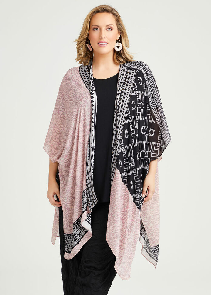 Blush Tribal Cape, , hi-res