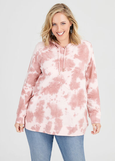 Plus Size Organic Tiedye Hoodie