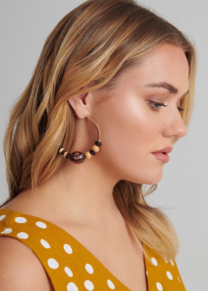 Mojave Hoop Earrings, , hi-res