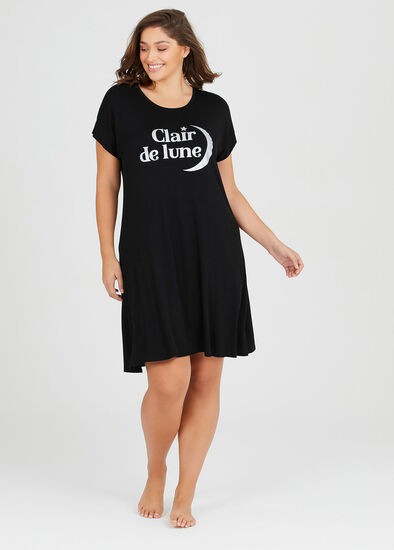 Plus Size Bamboo Lune Nightie