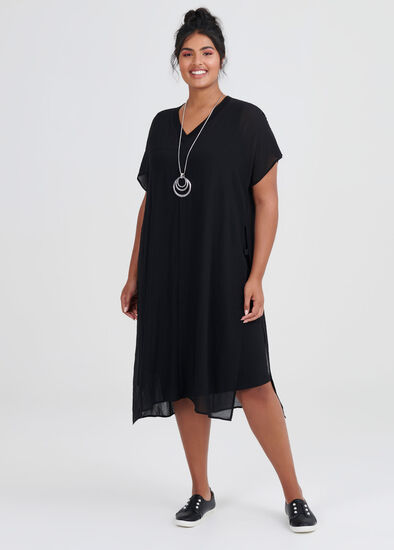 Plus Size Dreamy Days Sheer Tunic