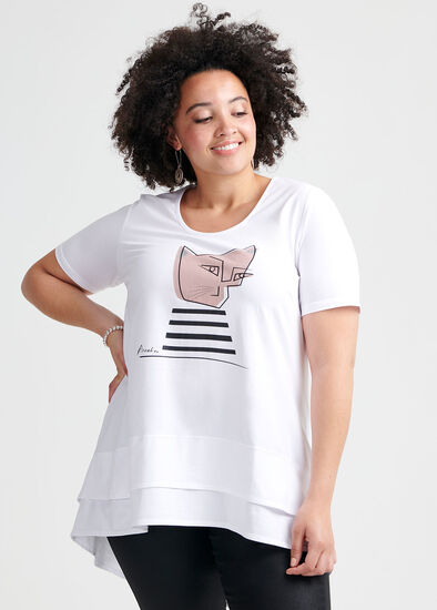 Plus Size Le Chat Top