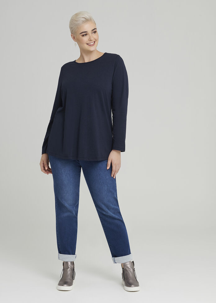 Easy Wear Ls Top, , hi-res