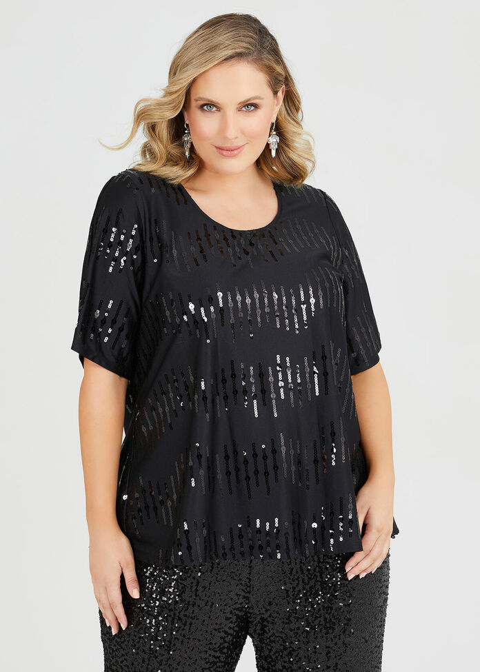 Monte Carlo Sequin Top, , hi-res