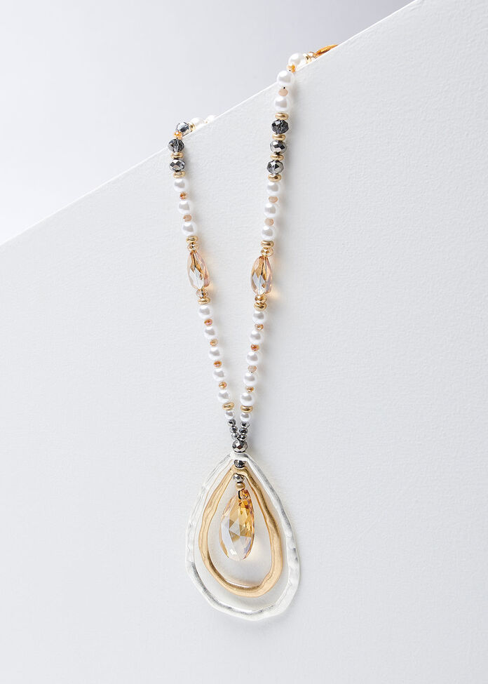 Teardrops Pearl Necklace, , hi-res