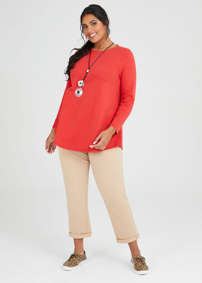 Organic Long Sleeve Top, , hi-res