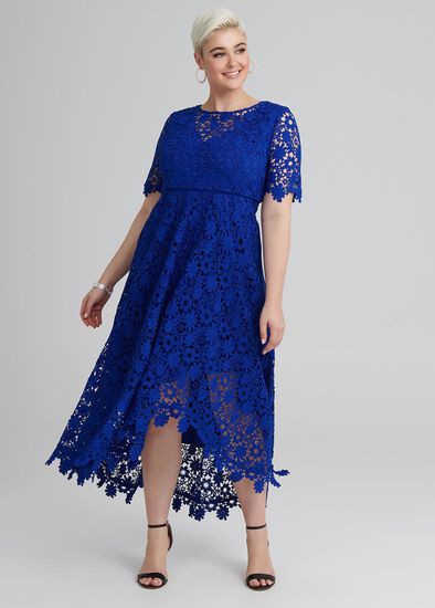 Plus Size Just You Wait Lace Dress