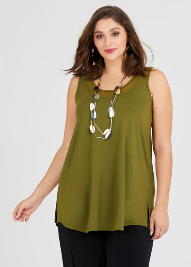 Plus Size Bamboo Invitation Tank